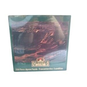 Greatland 550pc Puzzle Crossing Transantarctica Expedition Vintage 18"x24"
